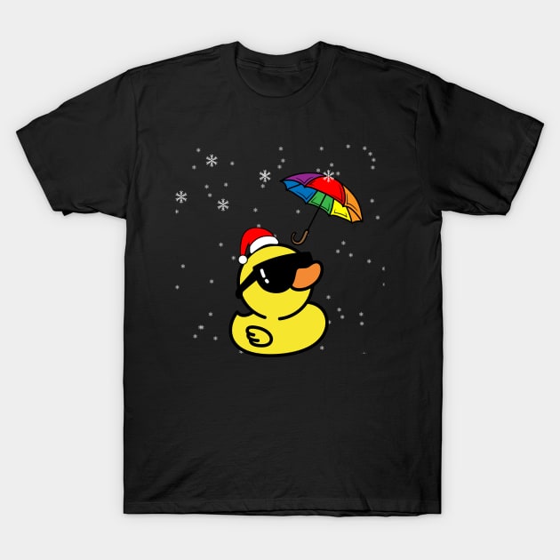 christmas-duck T-Shirt by DewaJassin